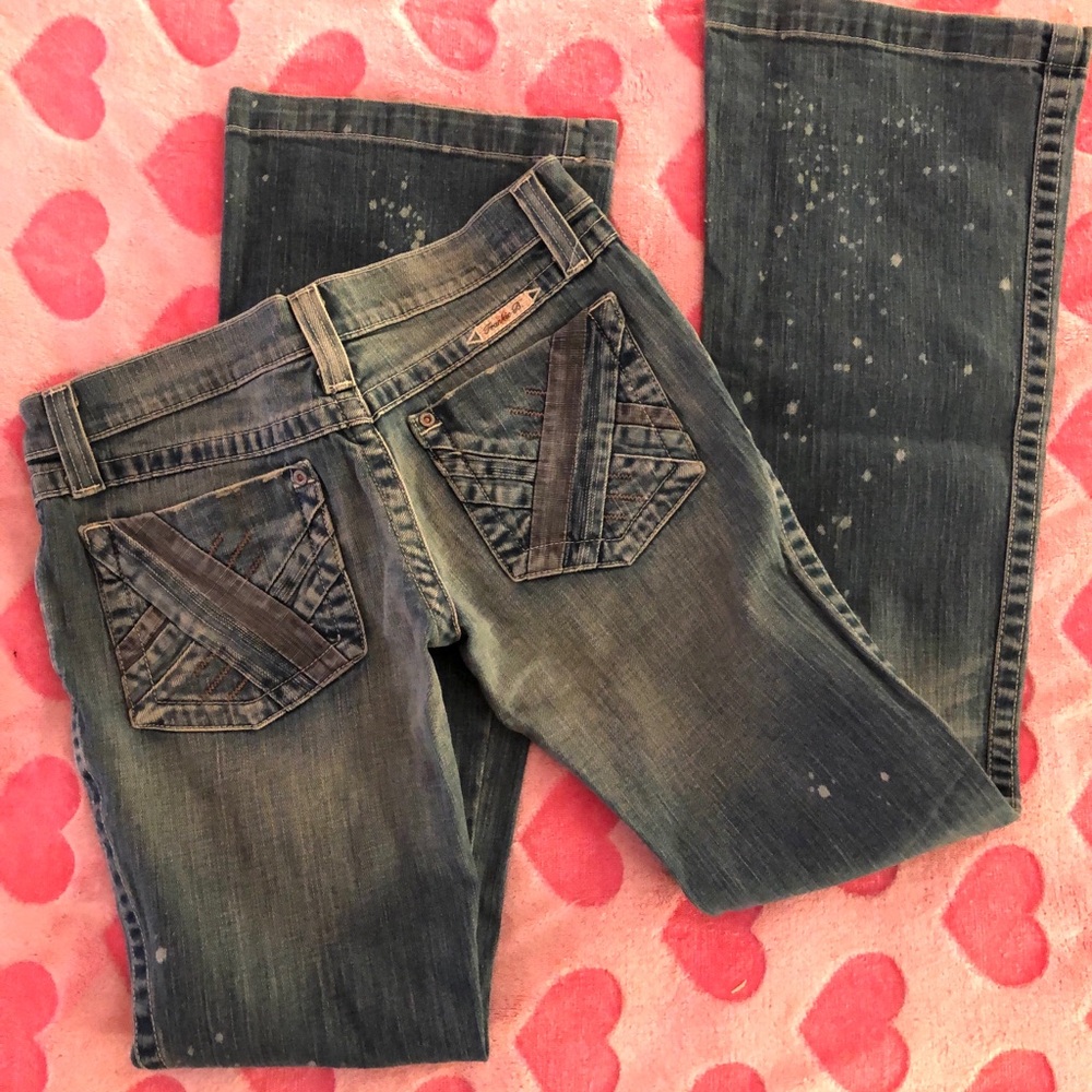 Rare vintage low rise Frankie B jeans size 6